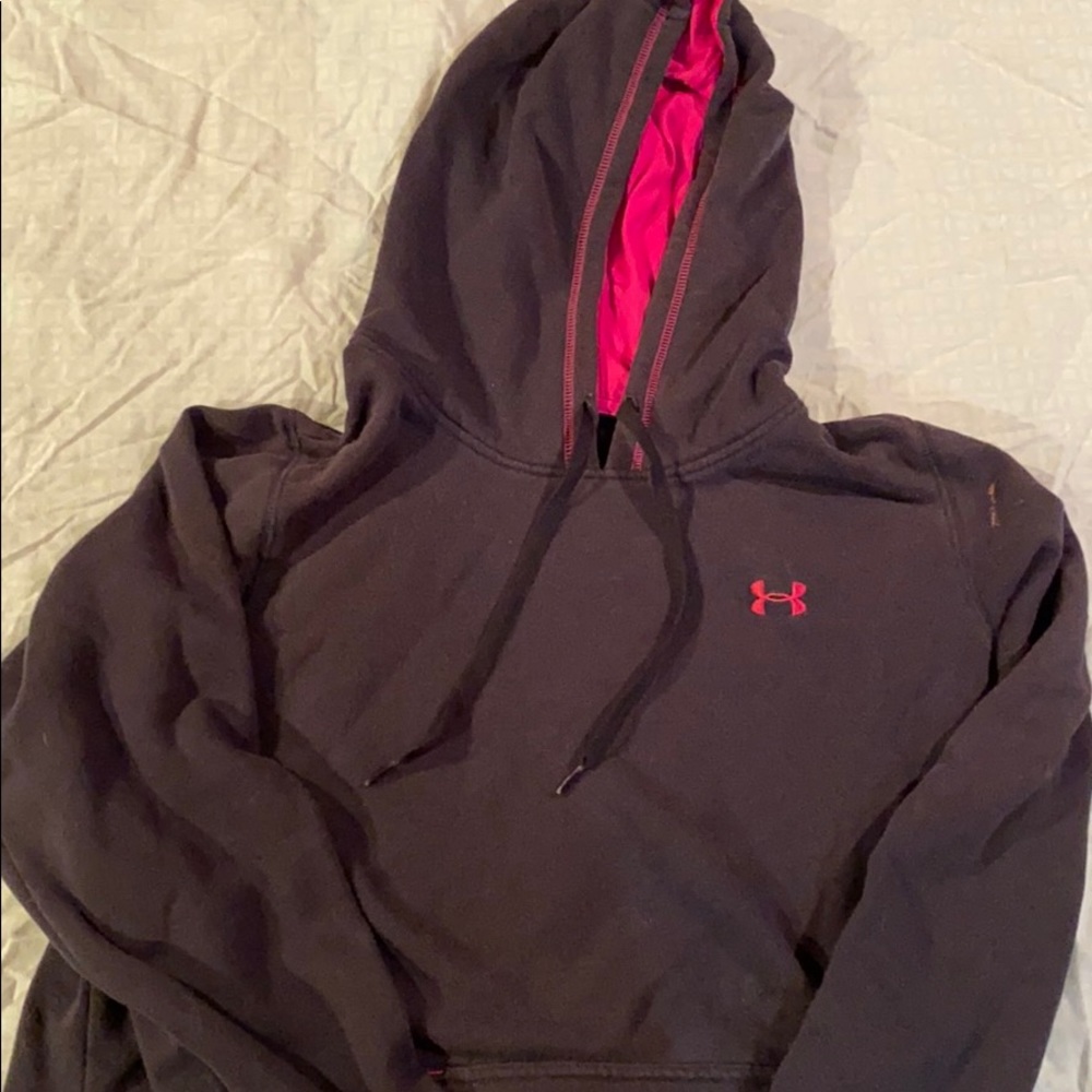 Purple/grey Under armour hoodie